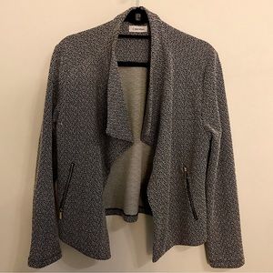 Calvin Klein Gray/Black Womens Sweater